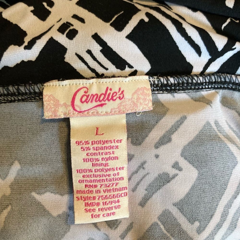 Candies b&w lace bottom dress - Picture 2 of 6